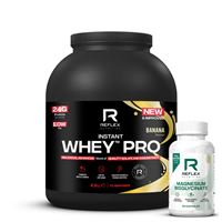 Instant Whey PRO 2,2kg banán + Magnesium 90 kapslí ZDARMA