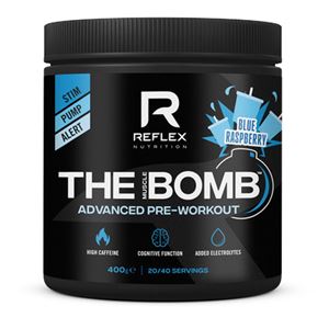 The Muscle BOMB 400g blue raspberry