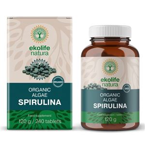 Algae Spirulina Organic 240 tablet (Bio řasa spirullina)