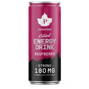 Natural Energy Drink STRONG 330ml STRONG raspberry