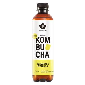 Kombucha BIO 400 ml ginger lemon (Inkivääri-Sitruuna)