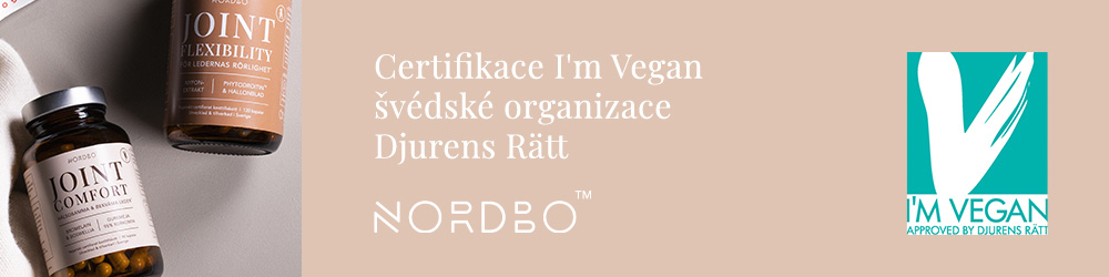 Certifikát I´m Vegan garantuje, že produkt je 100% rostlinného původu.